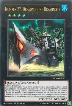 Number 27: Dreadnought Dreadnoid Card Front