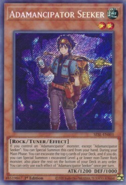 Adamancipator Seeker Card Front