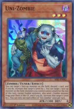 Uni-Zombie Card Front