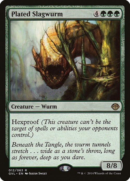 Plated Slagwurm Card Front