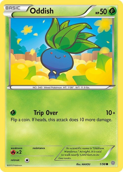 Oddish Card Front