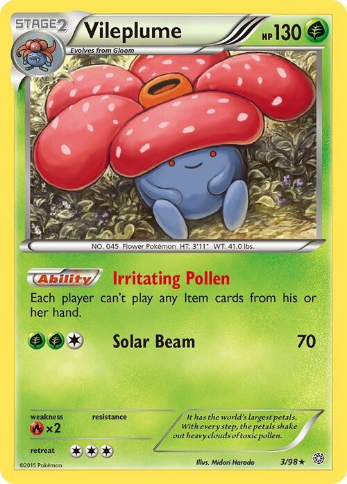 Vileplume Card Front