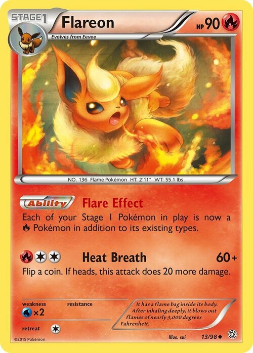 Flareon Card Front