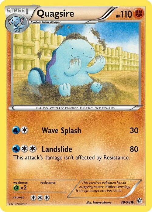 Quagsire Card Front