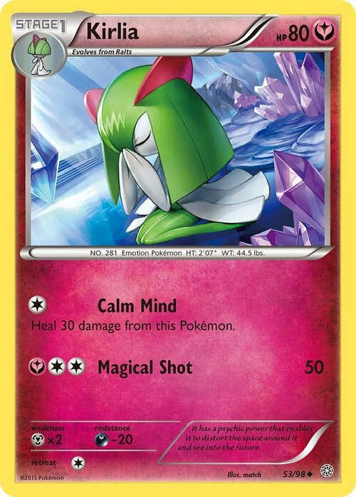 Kirlia Card Front