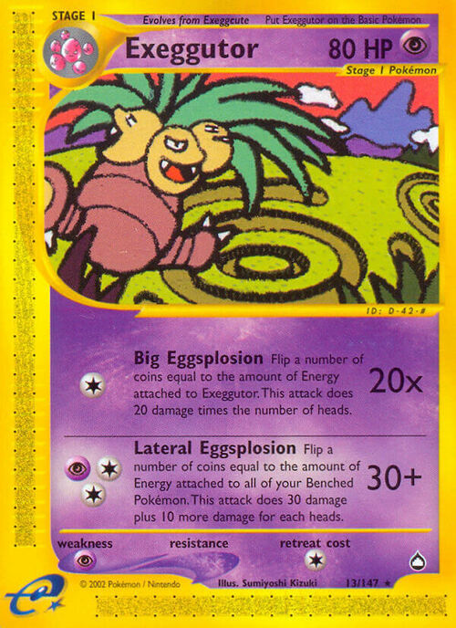 Exeggutor Card Front