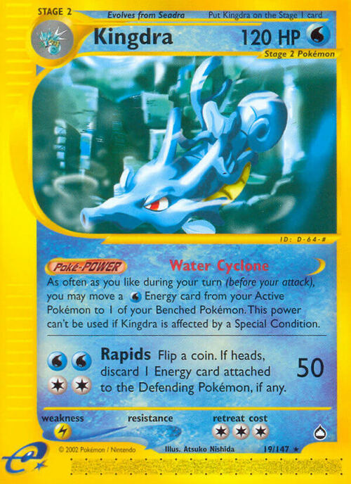 Kingdra Card Front