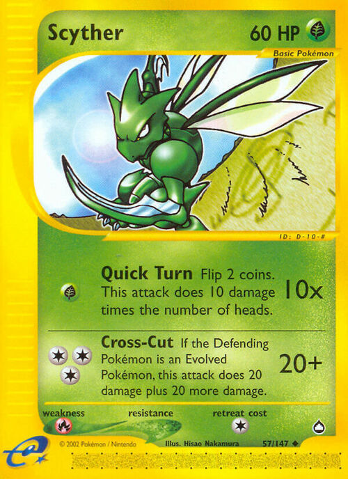 Scyther Card Front