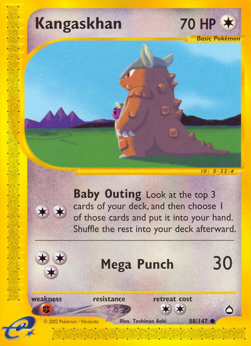 Kangaskhan Card Front