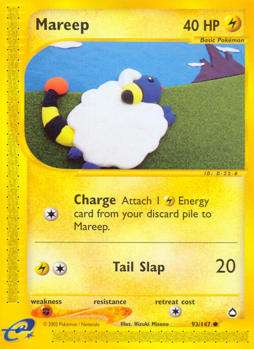 Mareep Card Front