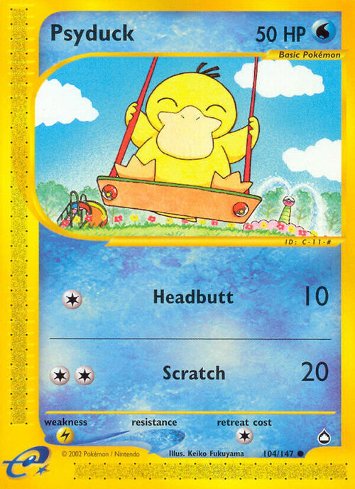 Psyduck Card Front