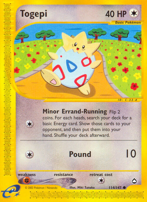 Togepi Card Front