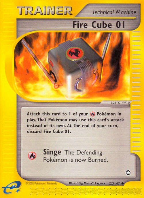 Fire Cube 01 Card Front