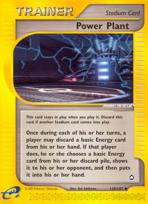 Power Plant Card Front