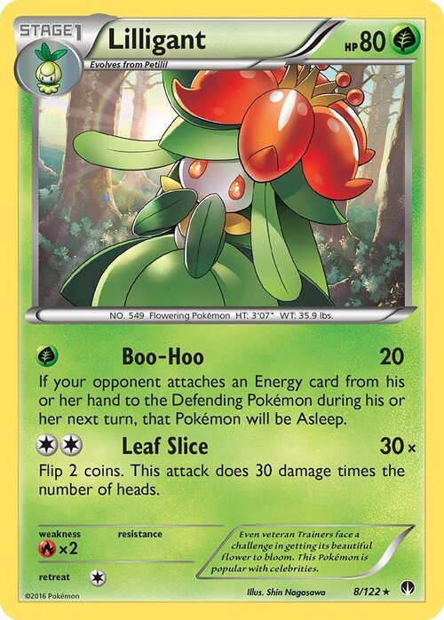 Lilligant Card Front