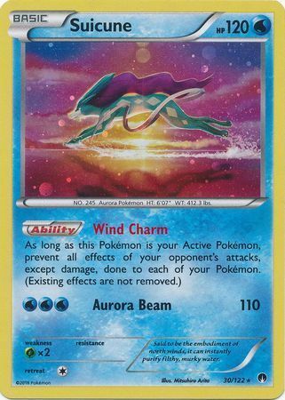 Suicune Card Front