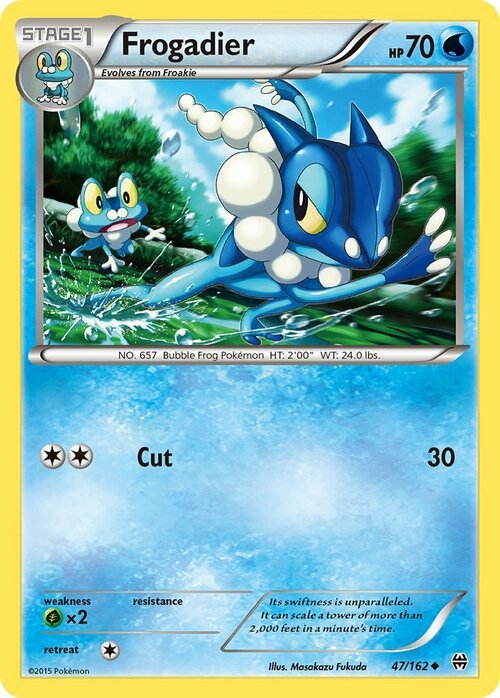 Frogadier Card Front