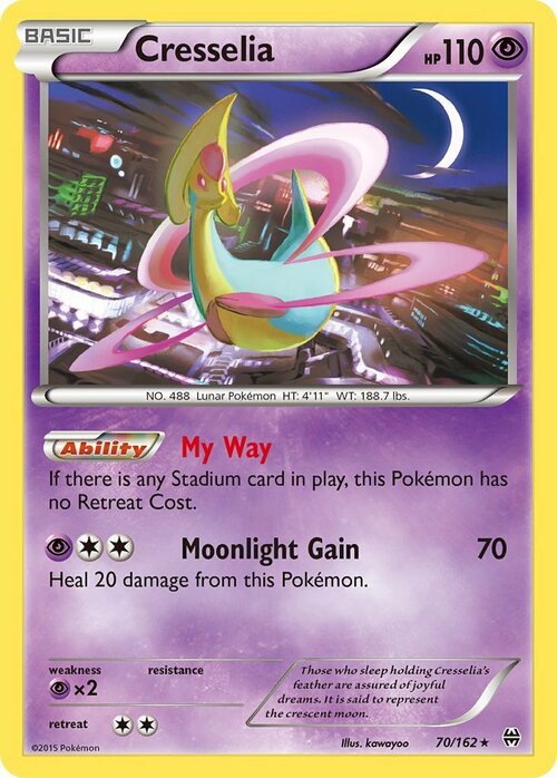 Cresselia Card Front