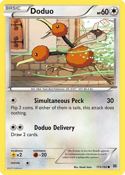 Doduo Card Front