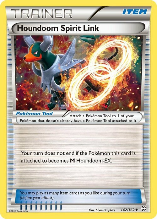 Houndoom Spirit Link Card Front