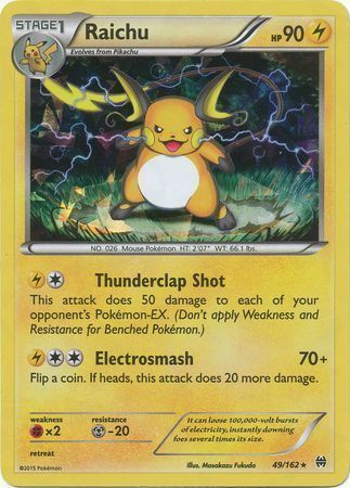 Raichu Card Front