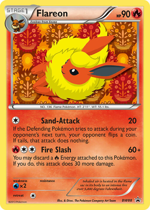 Flareon Card Front