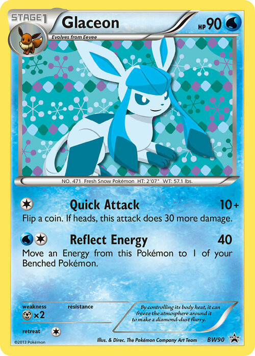 Glaceon Card Front