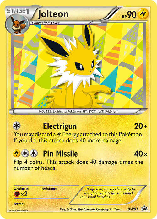 Jolteon Card Front