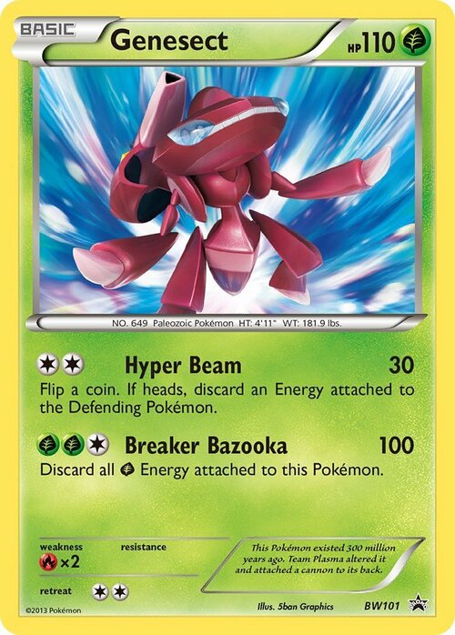 Genesect Card Front