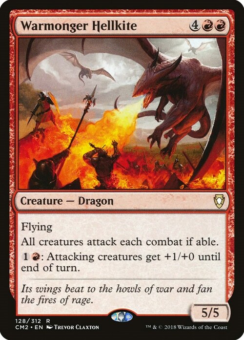 Warmonger Hellkite Card Front