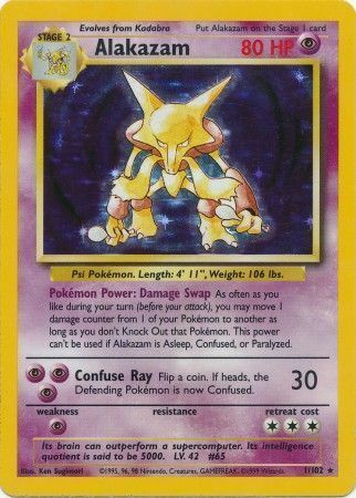 Alakazam Card Front