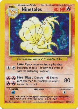 Ninetales Card Front