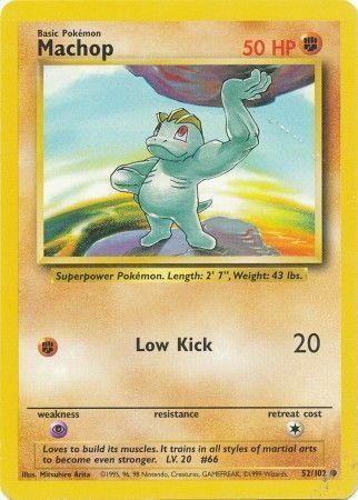 Machop Card Front