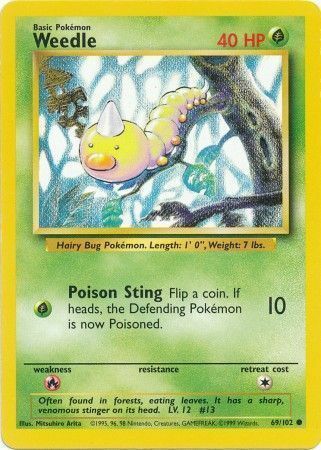 Weedle Card Front