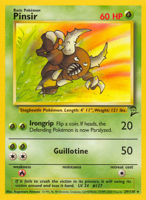 Pinsir [Presa di Ferro | Ghigliottina] Card Front