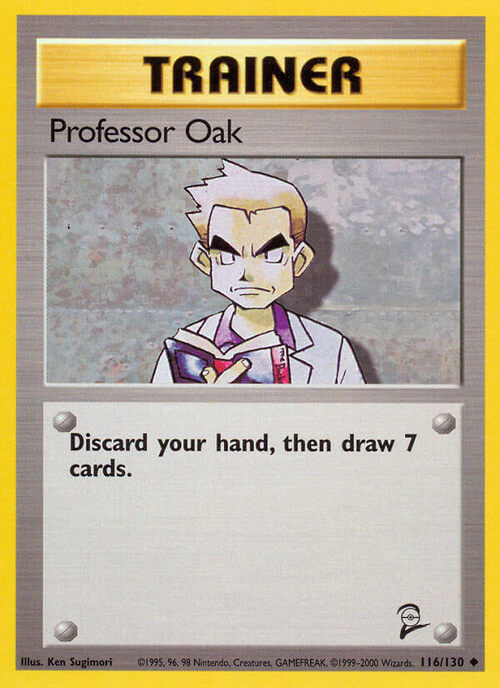 Professor Oak Card Front