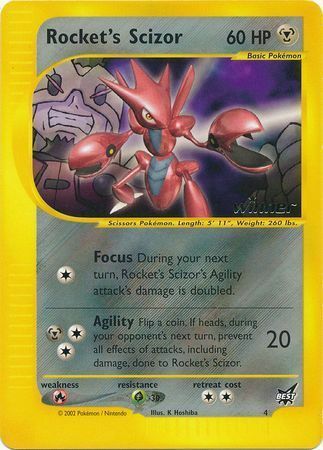 Rocket's Scizor Card Front