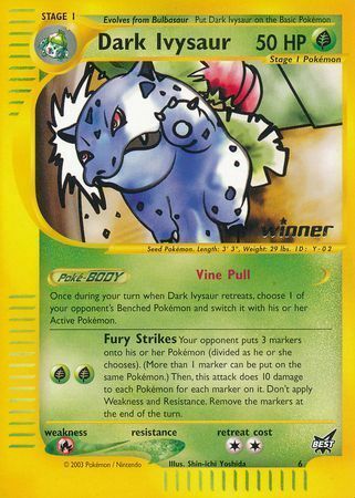 Dark Ivysaur Card Front