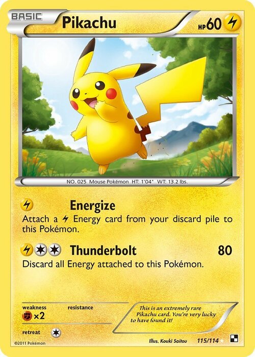 Pikachu Card Front