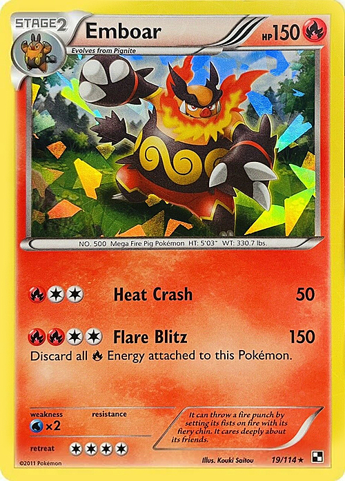 Emboar Card Front