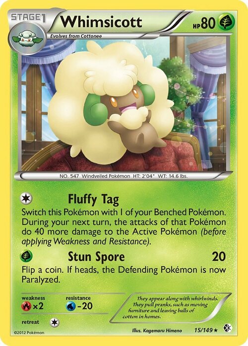 Whimsicott Card Front