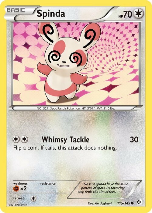 Spinda Card Front