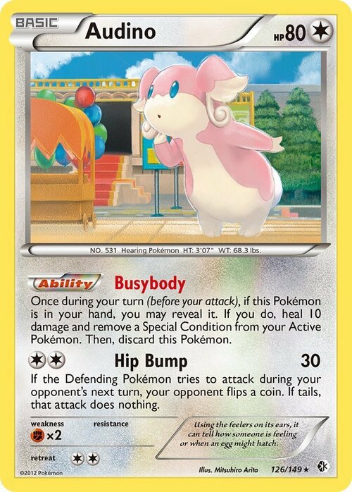 Audino Card Front