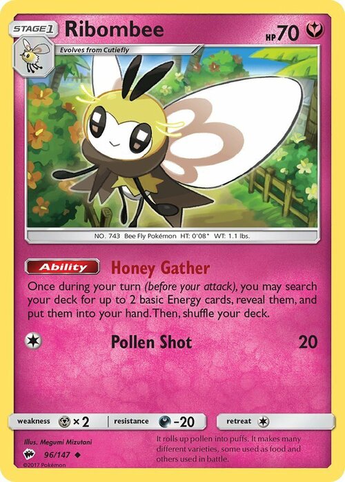 Ribombee Card Front