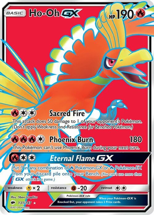 Ho-Oh GX Card Front