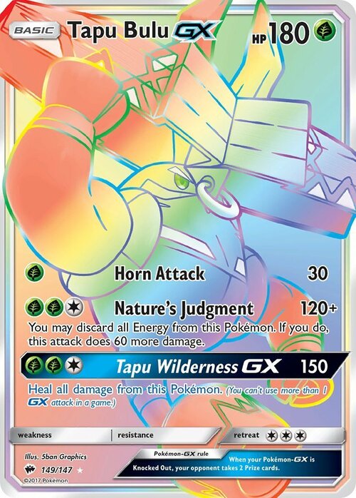 Tapu Bulu GX Card Front