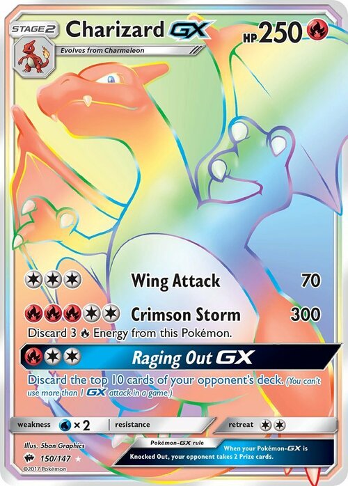 Charizard GX Card Front