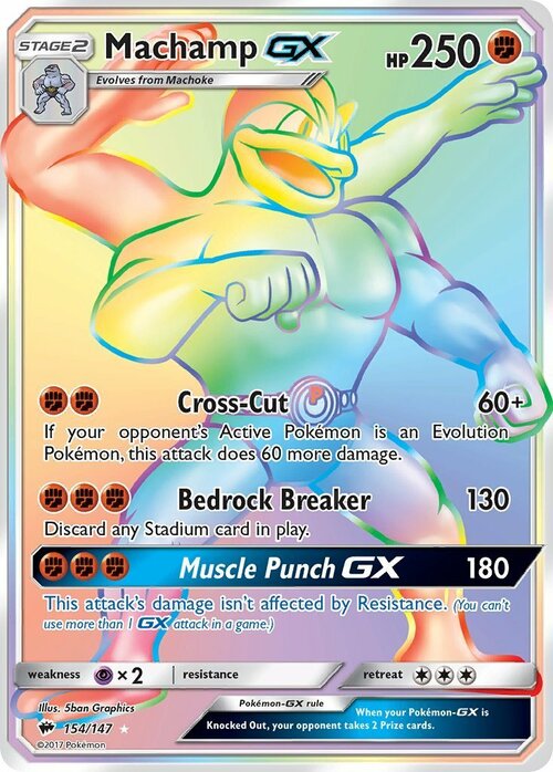 Machamp GX Card Front