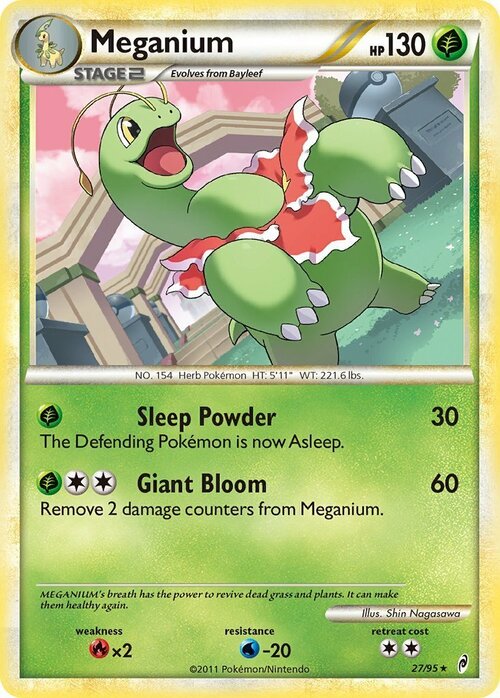 Meganium Card Front