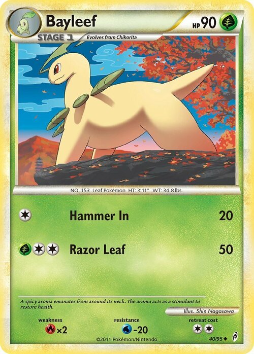 Bayleef Card Front